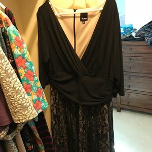 Black cocktail dress